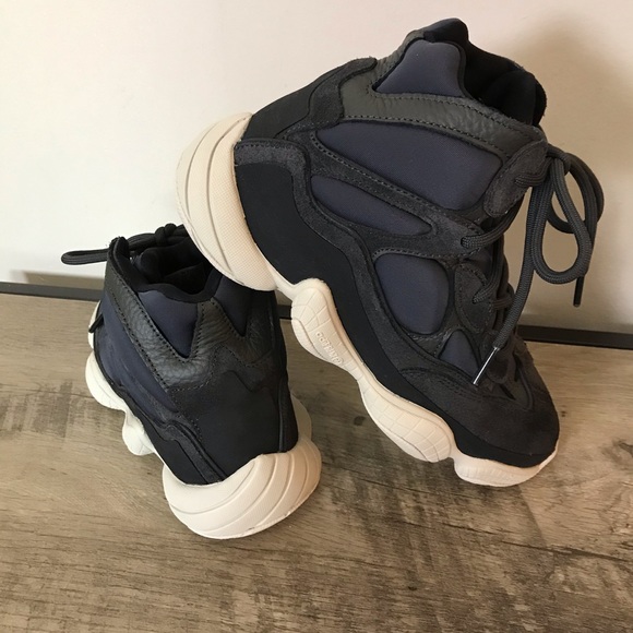 adidas gazelle silver green womens Shop Grey Mens adidas Yeezy 500 High Top Sneakers – Shoebacca main image 0